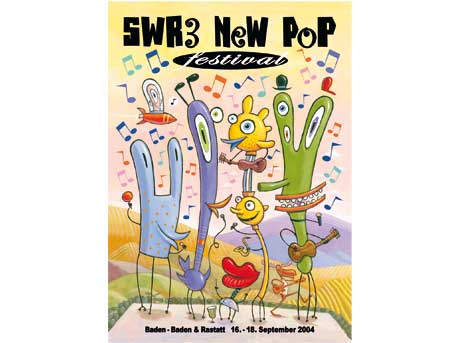 New Pop Festival Plakat 2004 - Charles Kaufman Bild des Artikels: New Pop Festival Plakat 2004 - Charles Kaufman